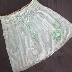 COPY - Shabby chic skirt, Aqua colors, Size 12
